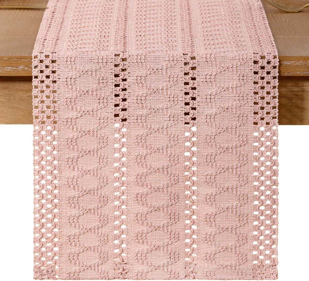 Boho Table Runner Fall Farmhouse Rustic Dining Dresser Scarf Home Decor