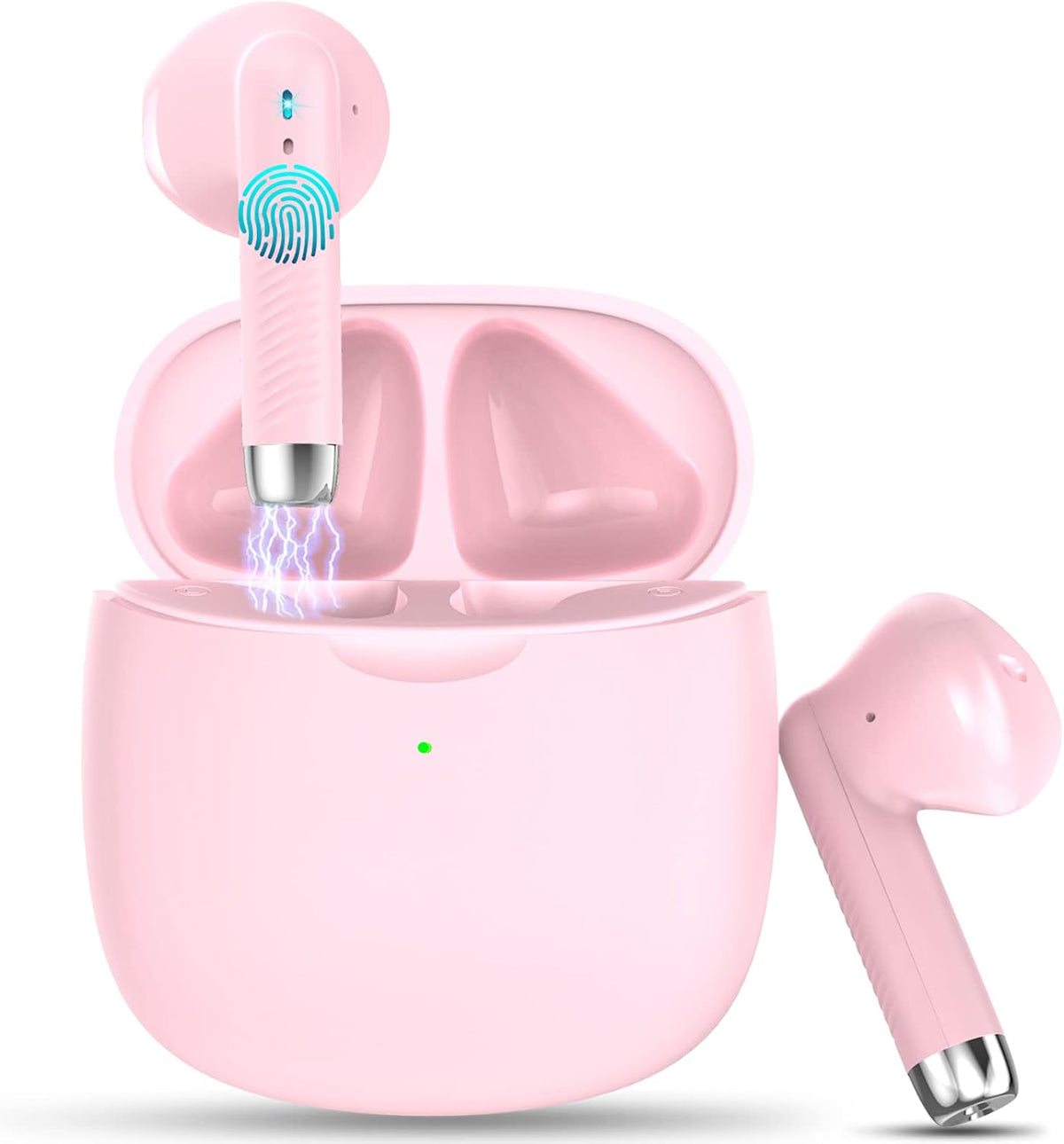 Wireless Earbuds, Bluetooth 5.4 Headphones in Ear with Noise Cancelling Mic