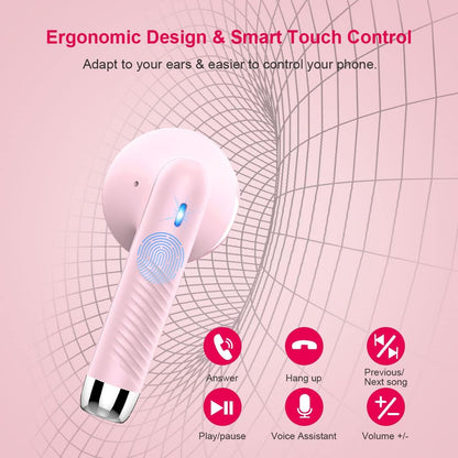 Wireless Earbuds, Bluetooth 5.4 Headphones in Ear with Noise Cancelling Mic
