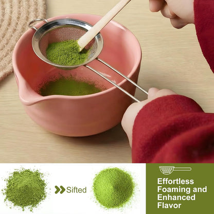 Matcha Whisk Set, 7 Pcs Matcha Kit for Matcha Tea Ceremony