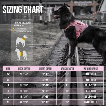 Tactical Dog Harness No-Pull Service Vest for Small Dogs