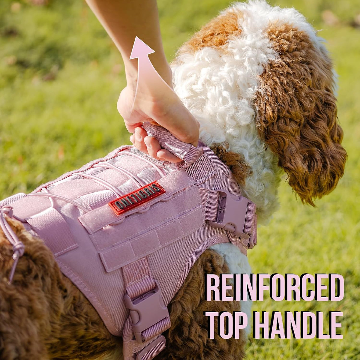 Tactical Dog Harness No-Pull Service Vest for Small Dogs