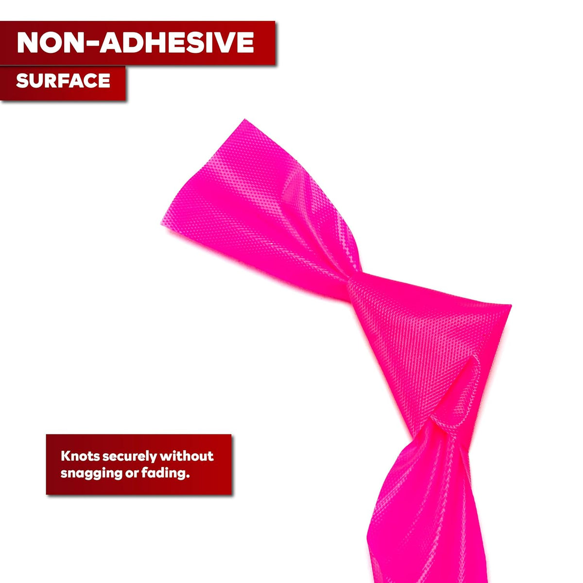 Pink Flagging Tape 12-Pack, 1-Inch x 1800 Feet Total Pink Marking Tape Ribbon, High Visibility Non-Fading Trail Marking Ribbon for Surveying, Trees, Construction Safety Caution - 150ft/roll