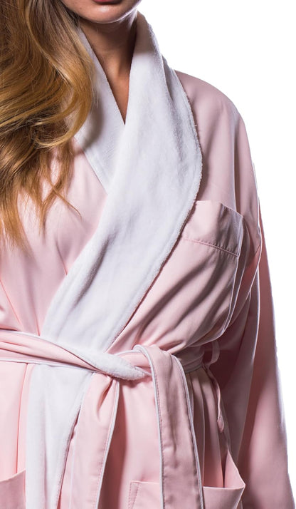 Robes for Women - Luxury Plush Lined Bathrobe, 100% Polyester Microterry & Microfiber, Cozy & Elegant Womens Robe