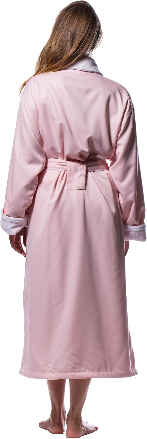 Robes for Women - Luxury Plush Lined Bathrobe, 100% Polyester Microterry & Microfiber, Cozy & Elegant Womens Robe