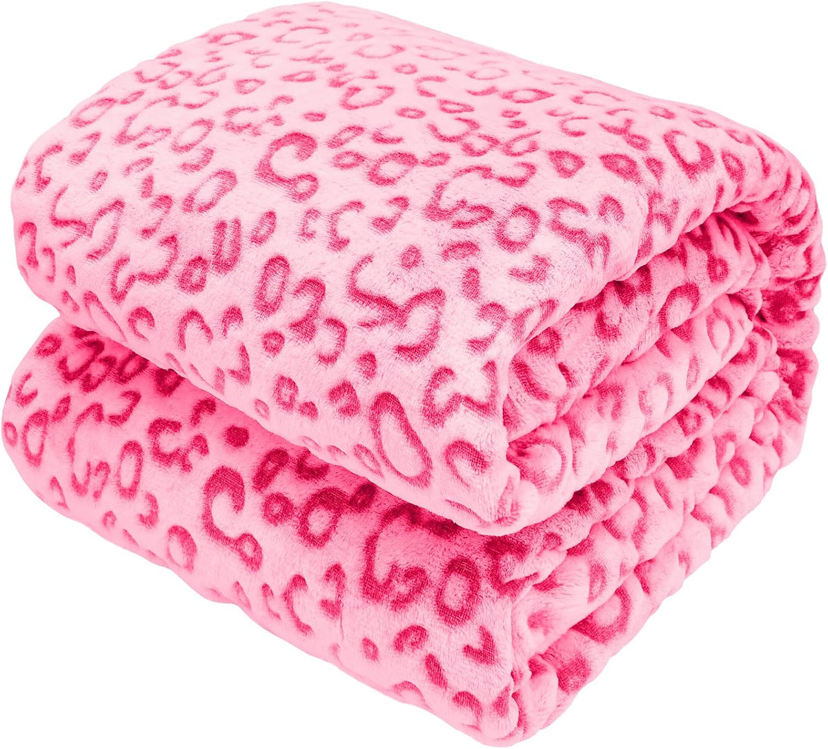 Pink Throw Blanket for Girls, Warm Soft Fuzzy Cute Small Fleece Toddler Throw Blanket for Lap Nap Daycare, Pink Gifts for Girls Women, Home Room Decor, 40x50 Inches