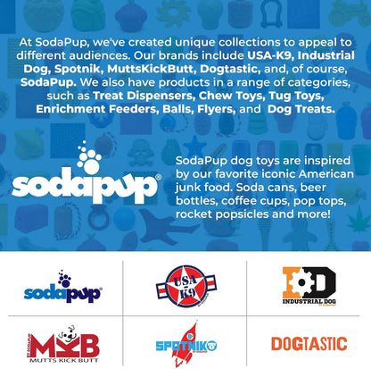 Glitter Ball – Soft Dog Ball Toy, Floating Fetch Ball and Treat Dispenser Made in USA from Non-Toxic Pet Safe Food Safe PUP-X Rubber for Bonding, Physical Exercise, & More