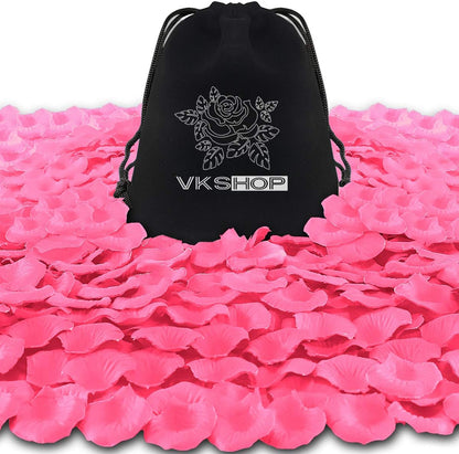 4500 Pack Pink Rose Petals,Artificial Roses Flower Petals for Romantic Night,Valentine's and Weddings
