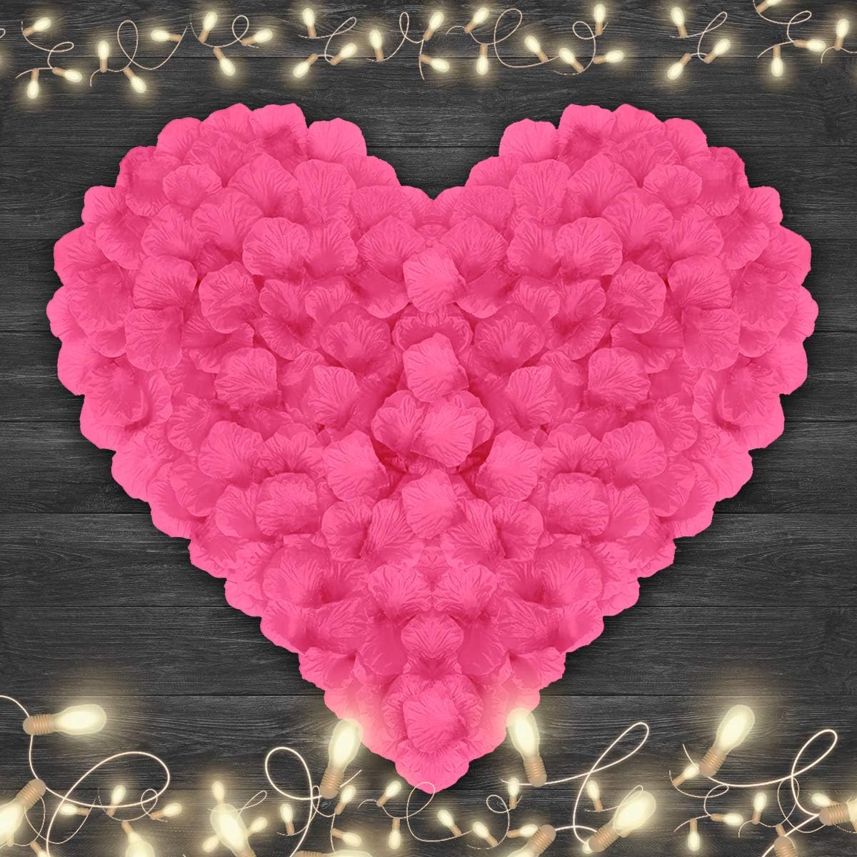 4500 Pack Pink Rose Petals,Artificial Roses Flower Petals for Romantic Night,Valentine's and Weddings