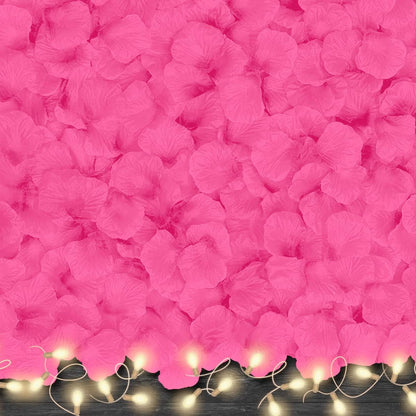 4500 Pack Pink Rose Petals,Artificial Roses Flower Petals for Romantic Night,Valentine's and Weddings