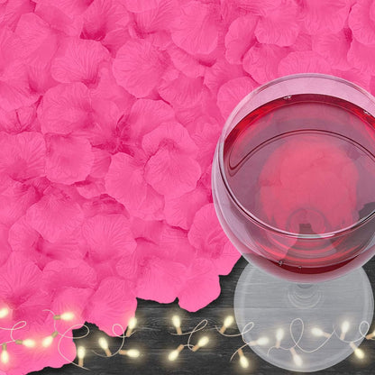 4500 Pack Pink Rose Petals,Artificial Roses Flower Petals for Romantic Night,Valentine's and Weddings