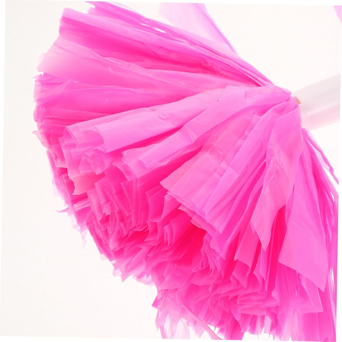 2PCS Pink Cheerleading Pom Poms with Handle Lightweight Portable Handheld Party Cheering Props for Adults Team Sports Event Dance Squad Supplies
