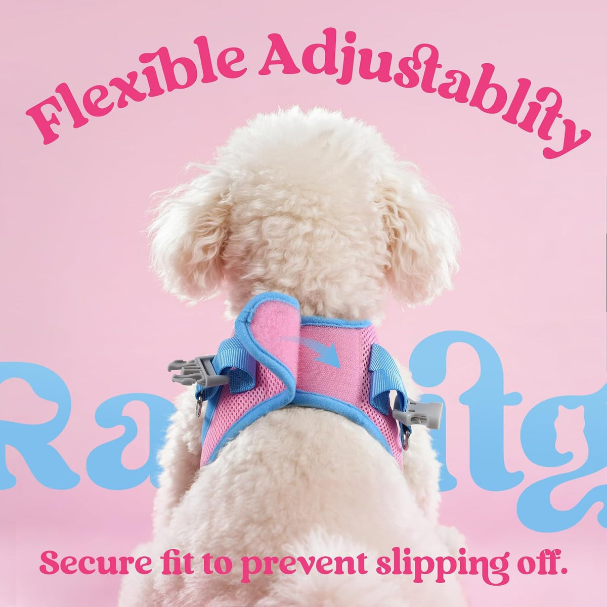 Dog Harness Small Sized and Leash Set, Step in Soft Vest