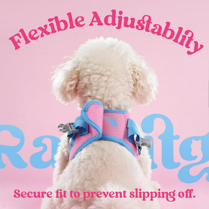 Dog Harness Small Sized and Leash Set, Step in Soft Vest