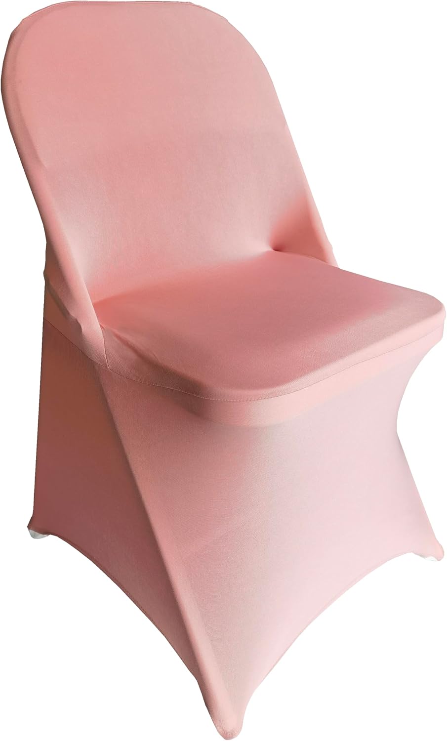 2 Packs Folding Chair Covers Cover for Dining Wedding Party (2, Dusty Pink)