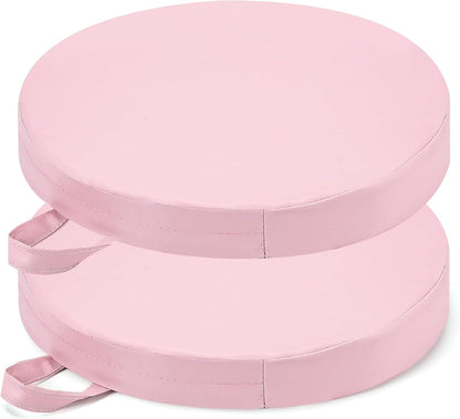 2 Pcs 14 Inch Floor Cushions with Handle Back to School, Pink