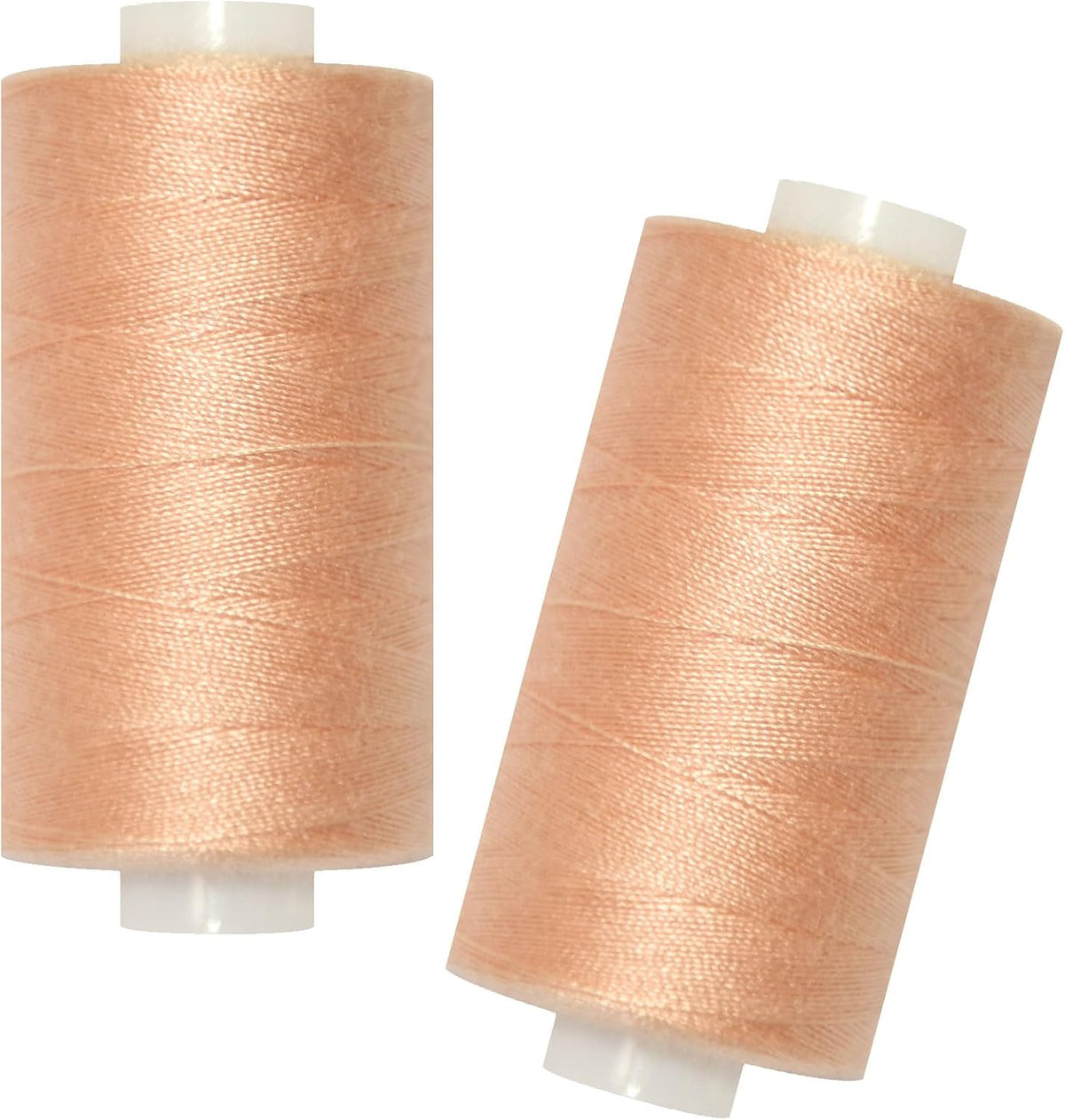 All Purpose Sewing Thread-2 Spools of Hand Polyester Sewing Thread for Sewing Machine for Hand and Machine Sewing(Peach, 2 spools)
