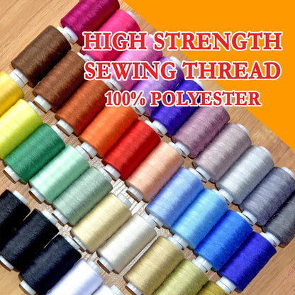 All Purpose Sewing Thread-2 Spools of Hand Polyester Sewing Thread for Sewing Machine for Hand and Machine Sewing(Peach, 2 spools)