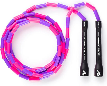 Elite Jumps Beaded Kids Jump Rope, Adjustable