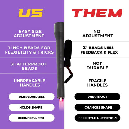 Elite Jumps Beaded Kids Jump Rope, Adjustable