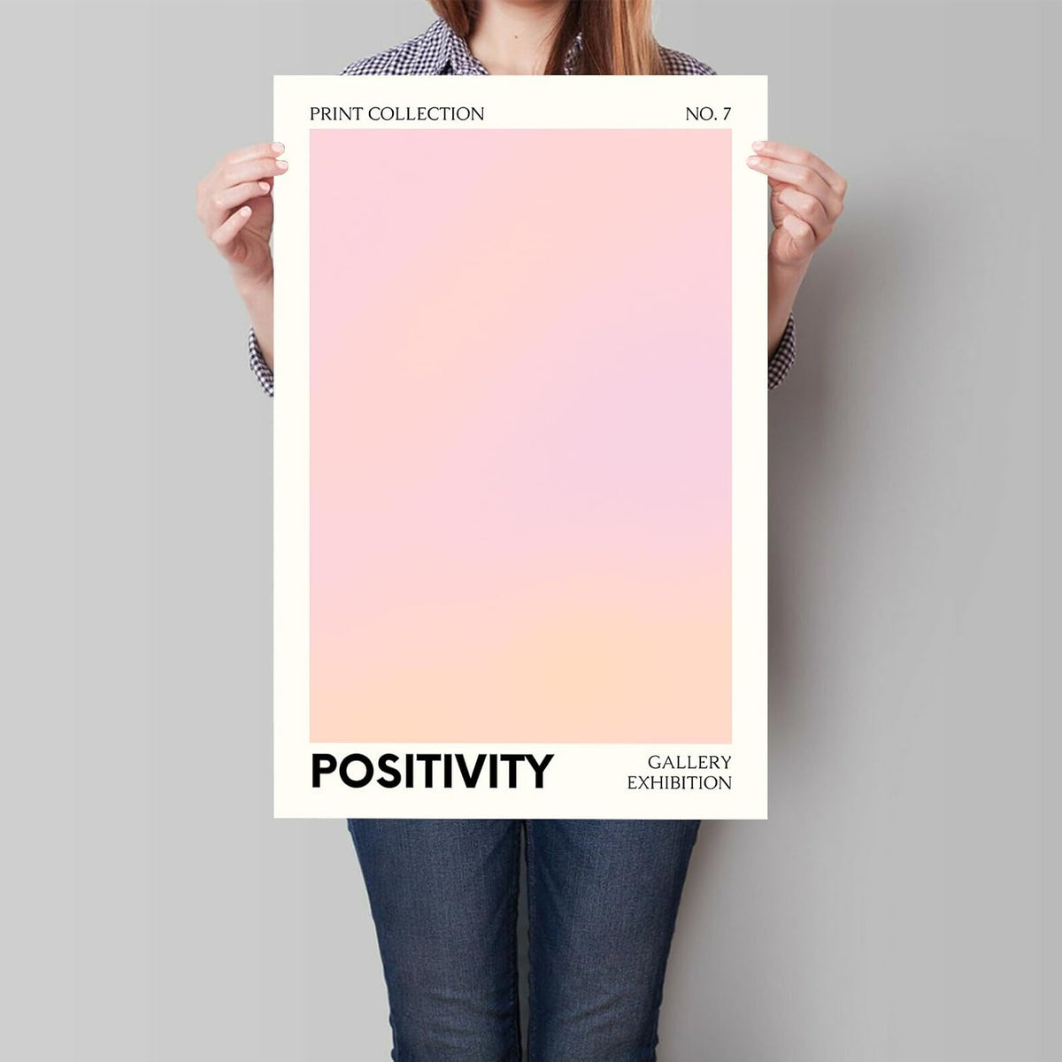 Pink Gradient Aura Angel Numbers Poster for Room Aesthetic 3 Piece 12x16in, Pastel Positive Daily Affirmation Quotes Canavs Wall Art Abstract Minimalist Print Painting for Bedroom Unframed