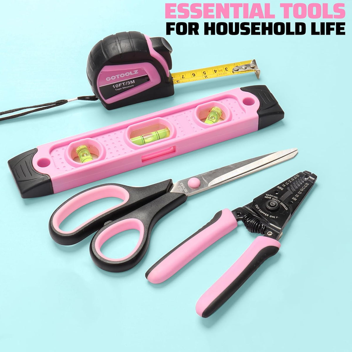269-Piece Home Tool Set, General Household Repairing Tool Kit with Storage Bag, Basic Hand Tool Kit Set for Home Maintenance, DIY and Crafts