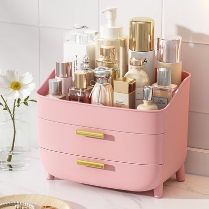 3-Tier Skincare Makeup Organizer, Pink