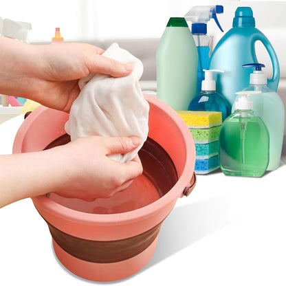 Collapsible Bucket 4.5 Gallon/17L Large Capacity Foldable Cleaning Buckets