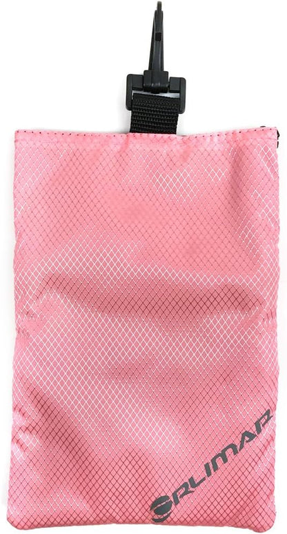 Orlimar Detachable Golf Accessory Pouch, 3 Zippered Pockets for Valuables and Golf Accessories, Clips to Your Golf Bag for Extra Storage and Easy Access.