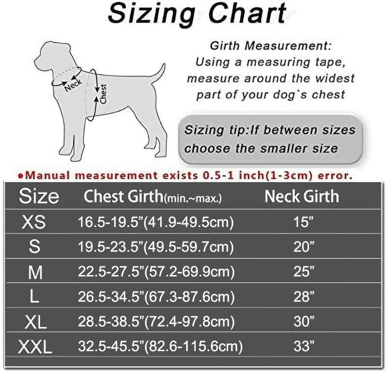 Dog Harness,No-Pull Service Dog Harness with Handle Adjustable Outdoor Pet Dog Vest 3M Reflective Nylon Material Vest for Breeds,Easy Control for Small Medium Large Dogs