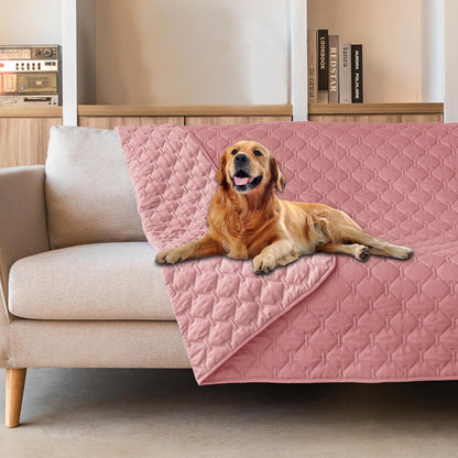 Waterproof Pet Blanket for Bed, Washable Couch Cover for Dog Cat