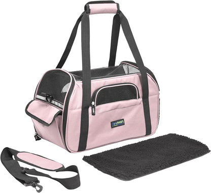 Soft-Sided Airline-Approved Dog & Cat Carrier Travel Bag
