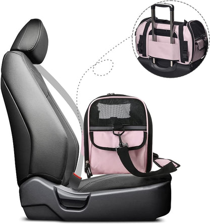 Soft-Sided Airline-Approved Dog & Cat Carrier Travel Bag