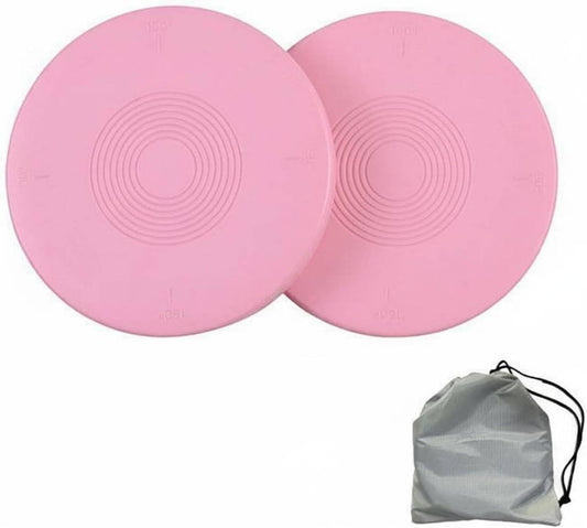 Dance Training Board Turnout Rotating Disc Balance Pirouette Accessory Non-Slip Surface Lightweight Construction Suitable for Studio Ballet Practice, Pink
