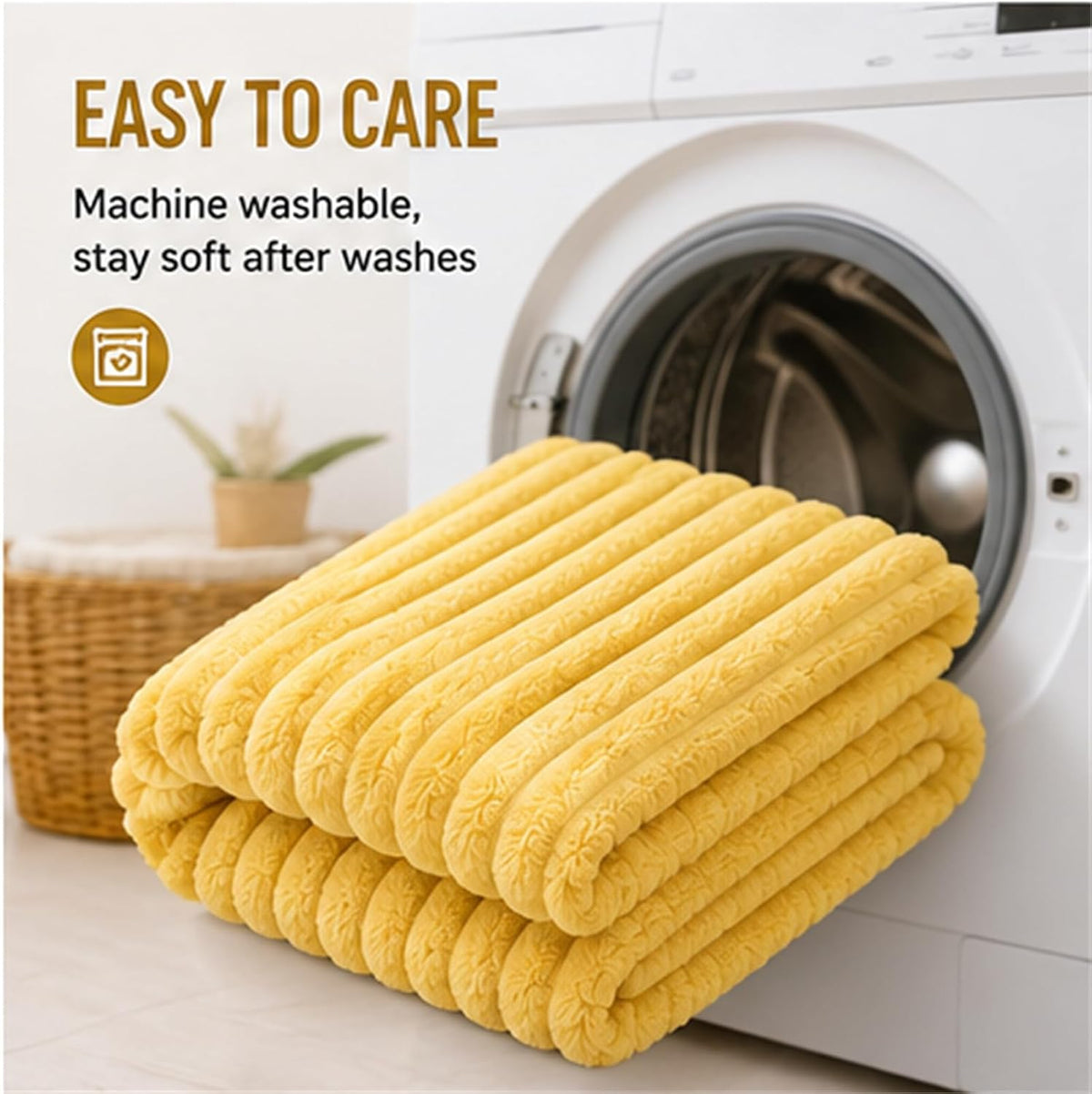 Calming Dog Blanket, Yellow Dog Blanket, Rabbit Hair Plush, Soft and Comfortable for Indoors Sofa, Kennel Couch, Bed, Car Seat (Pink,120x200cm)