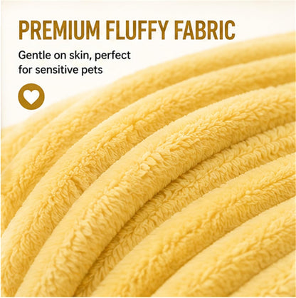 Calming Dog Blanket, Yellow Dog Blanket, Rabbit Hair Plush, Soft and Comfortable for Indoors Sofa, Kennel Couch, Bed, Car Seat (Pink,120x200cm)