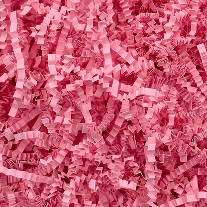 200g(7oz) Crinkle Paper Filler for Gift Baskets Box Paper Shreds Decoration for Mother's Day, Weddings, Christmas(Pink)