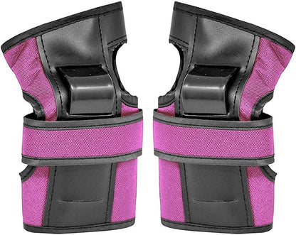 Protective Elbow Pads, Knee Pads, Wrist Guards, Padded Shorts, Tank Top, T-Shirt - Hard PP Shells for Impact Resistance & EVA Foam Protective Padding for Skating, Hoverboards, E-Scooters