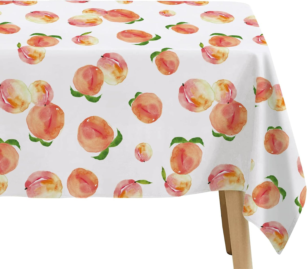 Peach Decorations Supplies Party Tablecloth, 4 Pcs, 54in x 108in