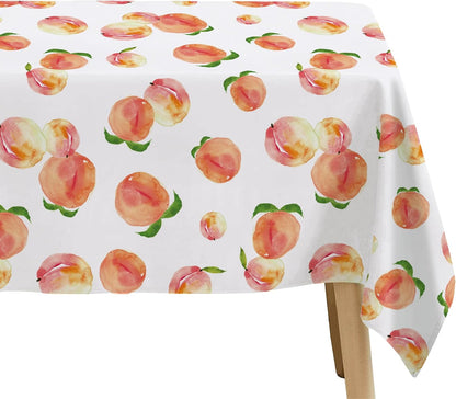 Peach Decorations Supplies Party Tablecloth, 4 Pcs, 54in x 108in