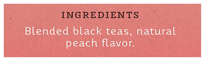 Peach Black Tea, Box of 100 Tea Bags (Packaging May Vary)