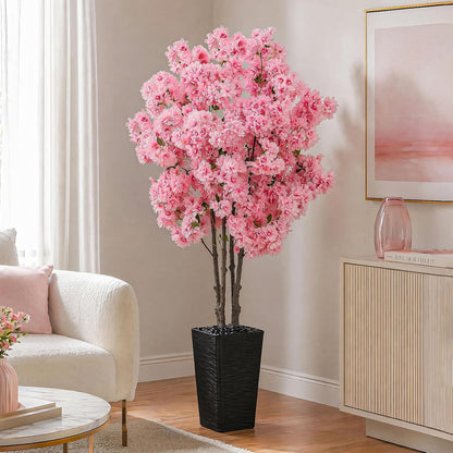 Artificial Cherry Blossom Tree 5FT, Pink Large Fake Plants Indoor