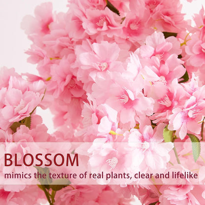Artificial Cherry Blossom Tree 5FT, Pink Large Fake Plants Indoor