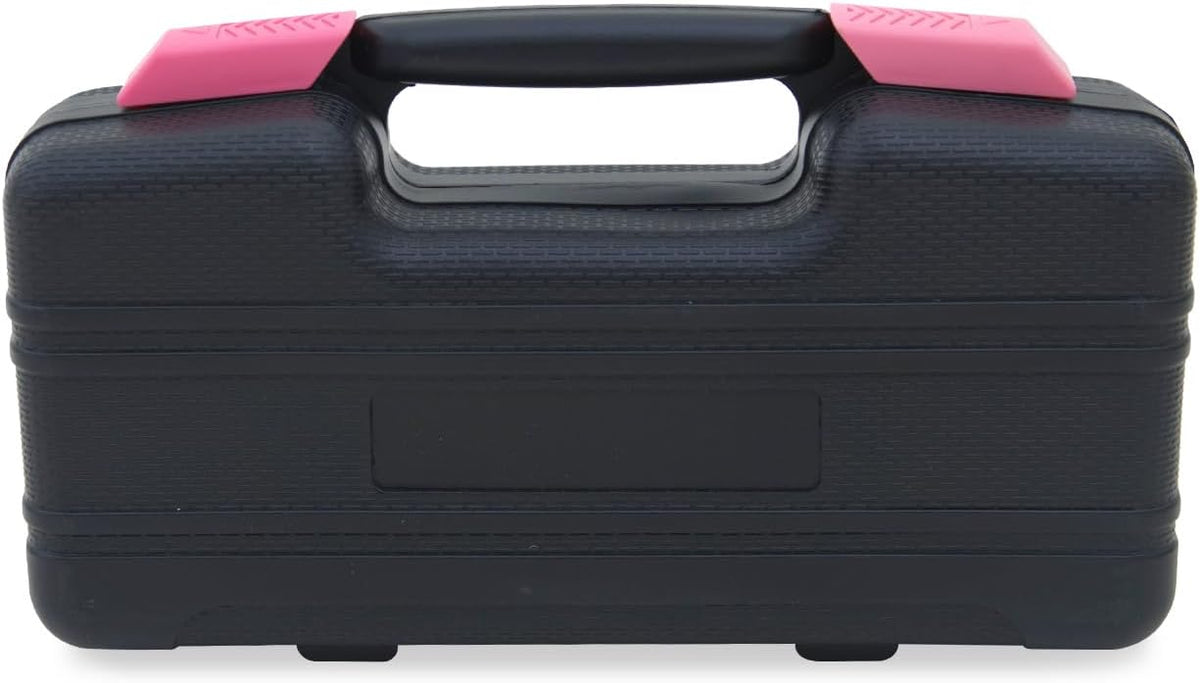 39-Piece Household Tools Kit Essential Home Repair Set with Plastic Toolbox Ideal for College Students, Home Use & More