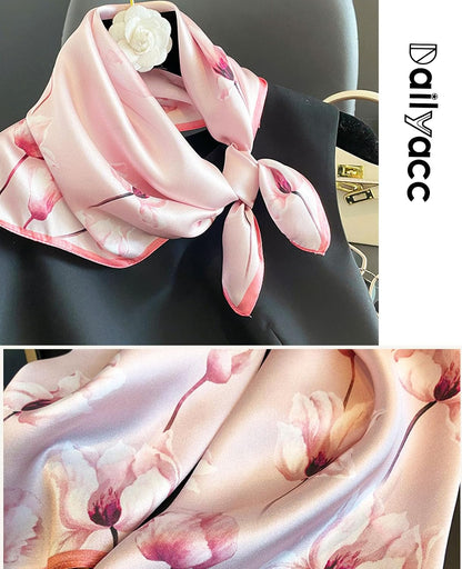 Hair Bandanas Scarf For Women Lightweight Fashion Neck Silk Satin Head Scarves For Sleeping Handbags Scarf