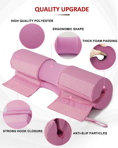 Barbell Squat Pad Set- Nylon Padding AntiSlip- Thick Foam Hip Thrusts Pads