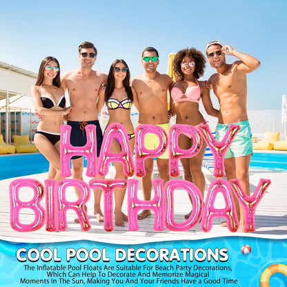 Happy Birthday Pool Floats Balloon