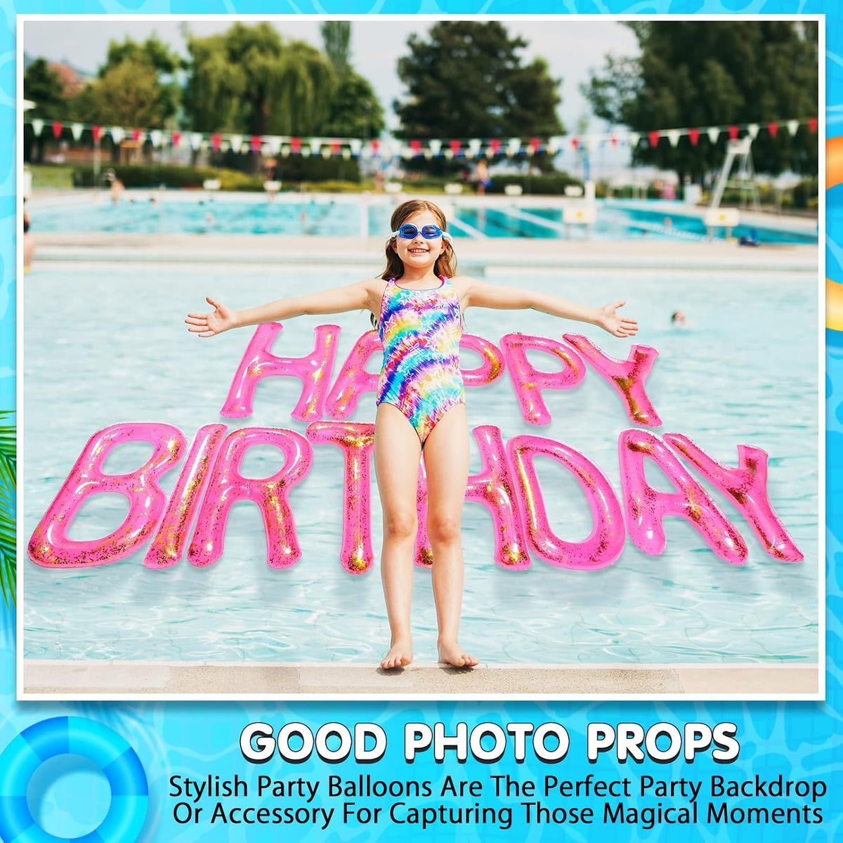 Happy Birthday Pool Floats Balloon
