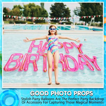 Happy Birthday Pool Floats Balloon