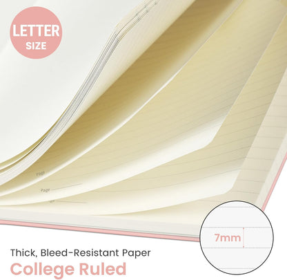 Large Spiral Lined Notebook for Work, Journal for Women & Men